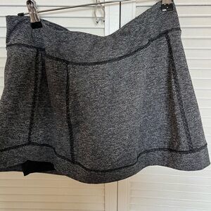 Tek Gear Black and Gray Activewear skort.